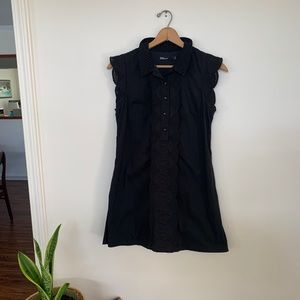 Dear creatures black eyelet mini dress sz S
